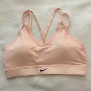 Nike Women's Light Pink Sports Bra